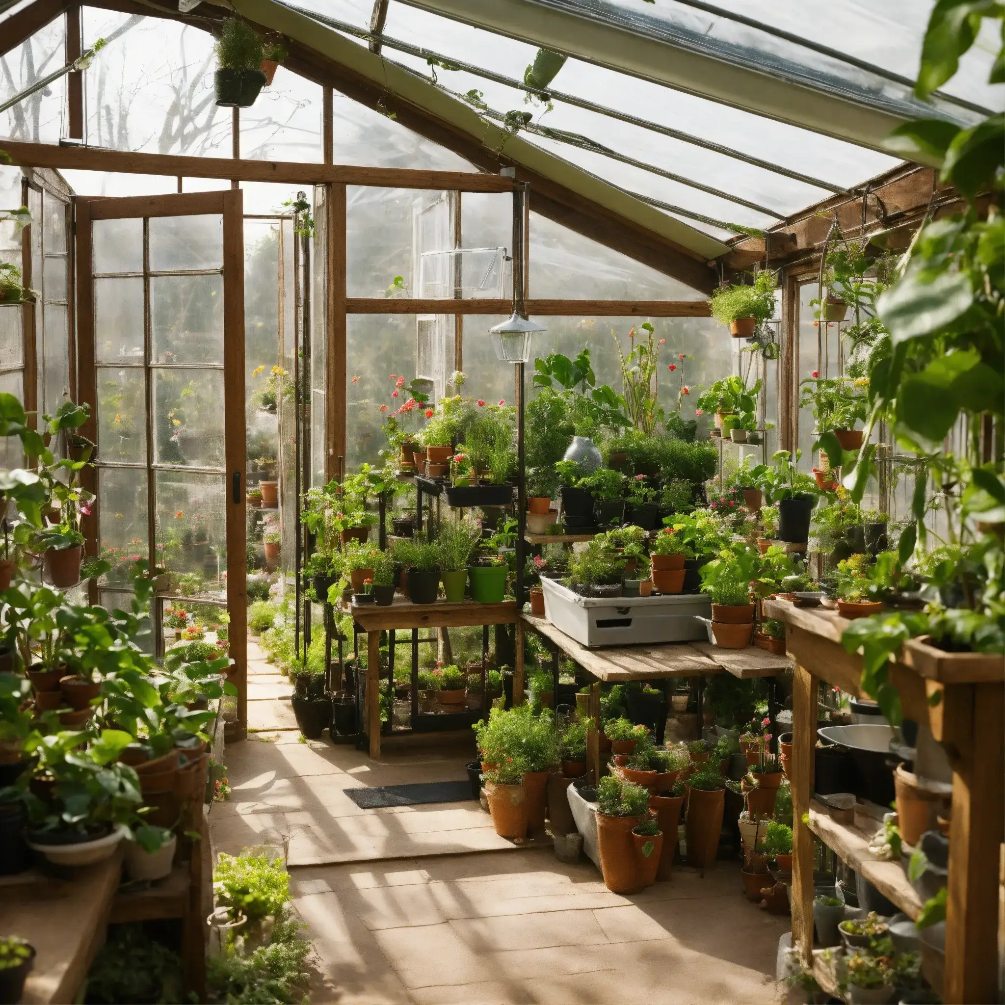 Vibrant spring flower arrangement